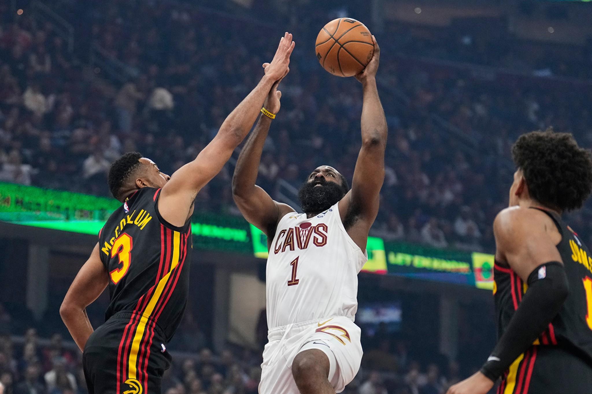 kaiyun登录-哈登21+5+4，骑士擒鹰12战10胜！3人20+搅局东部排名仍手握主动权